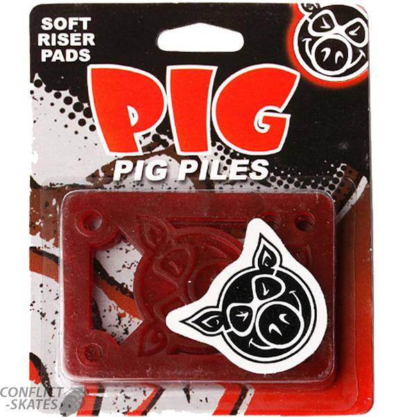 PIG RISER PAD PIROS 1:8" SOFT GÖRDESZKA ALÁTÉT